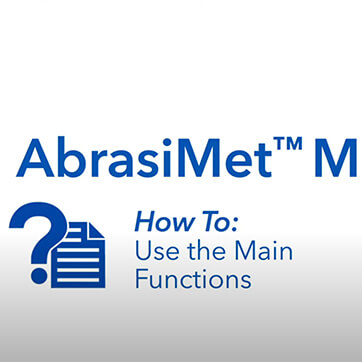 AbrasiMet M: How to Use Main Functions