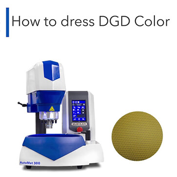How to Dress DGD Color Grinding Discs