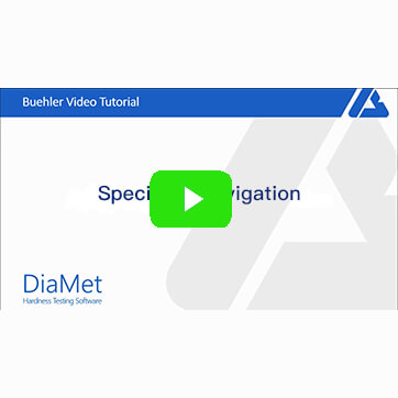 DiaMet Tutorial: Specimen Navigation